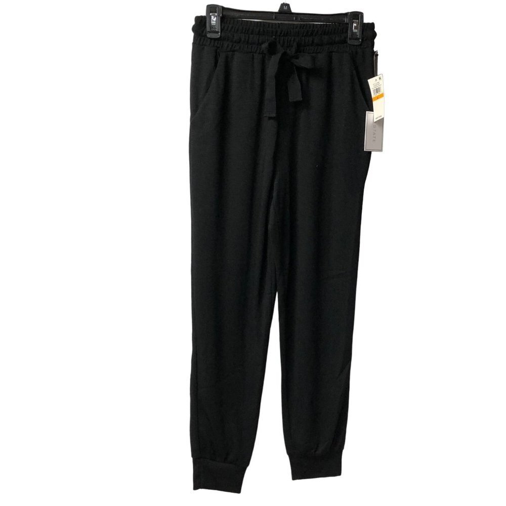 1 STATE $79 PULL ONBLACK JOGGER SM NWT - Picture 2 of 9
